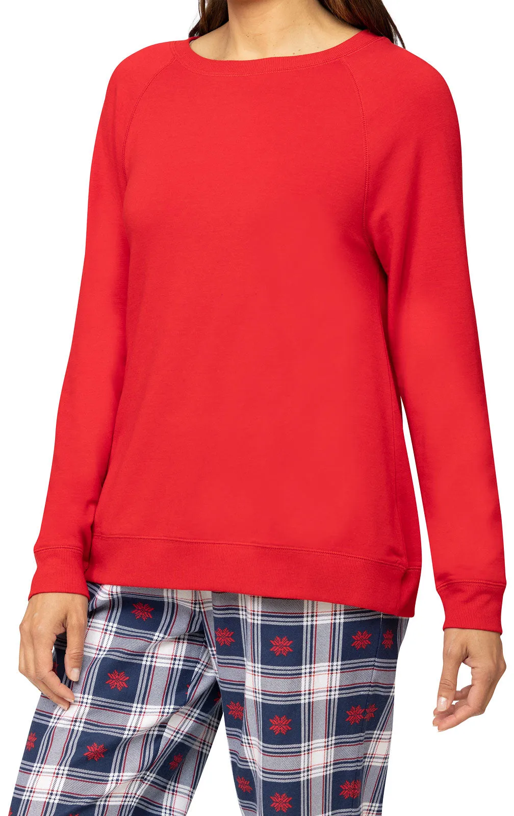 Snowfall Plaid Sweatshirt Pajamas sold by Pajamagram product image thumbnail 4