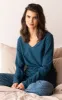 Lightweight Fleece Pullover Pajamas- Teal Ombre sold by Pajamagram