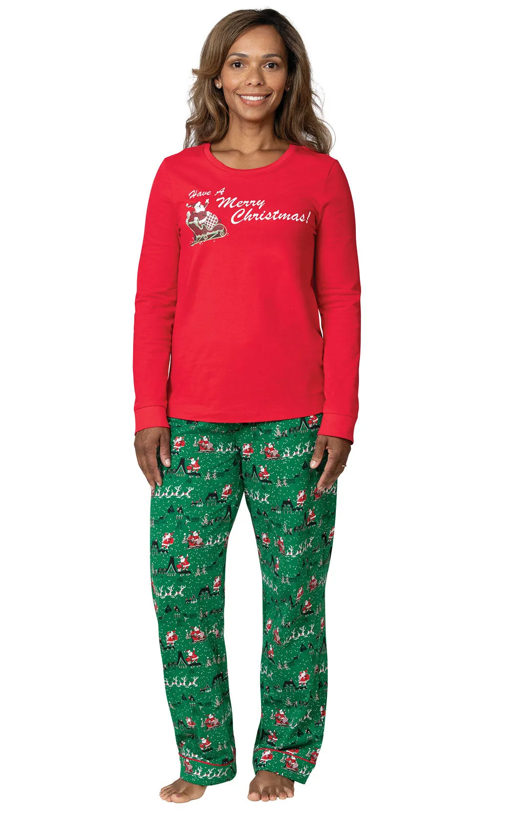 Santa's Sleigh Pajamas - Final Sale sold by Pajamagram
