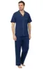 Printed Short Sleeve Button-Front Men's Pajamas sold by Pajamagram