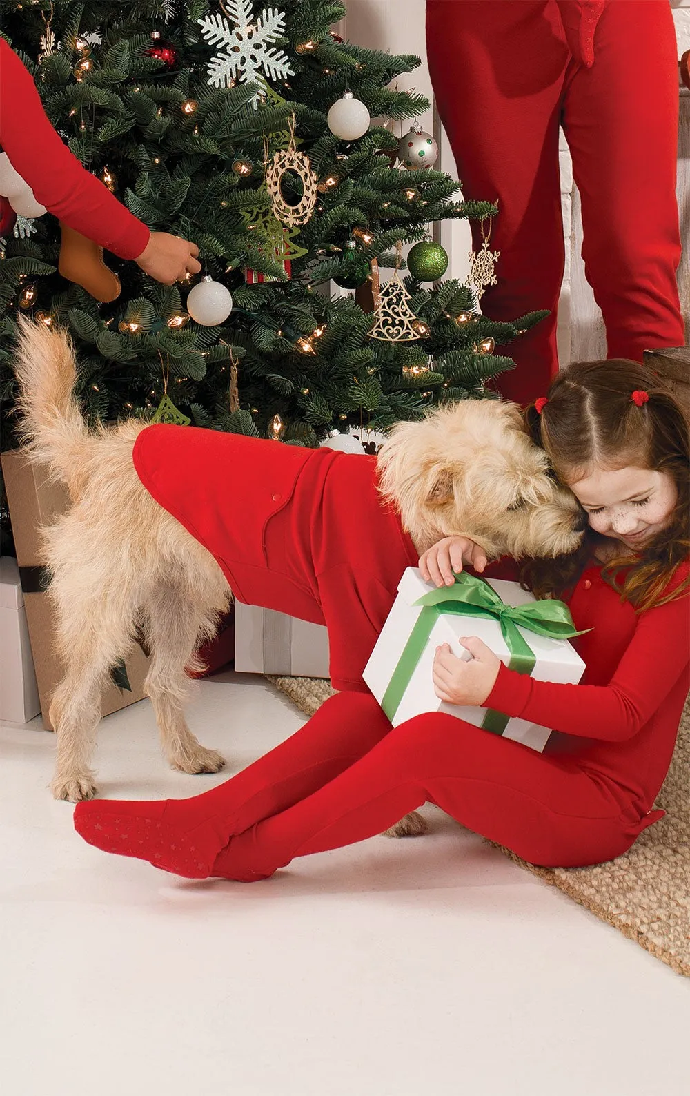 Red Dropseat Pet Pajamas - Stewart Plaid sold by Pajamagram product image thumbnail 3