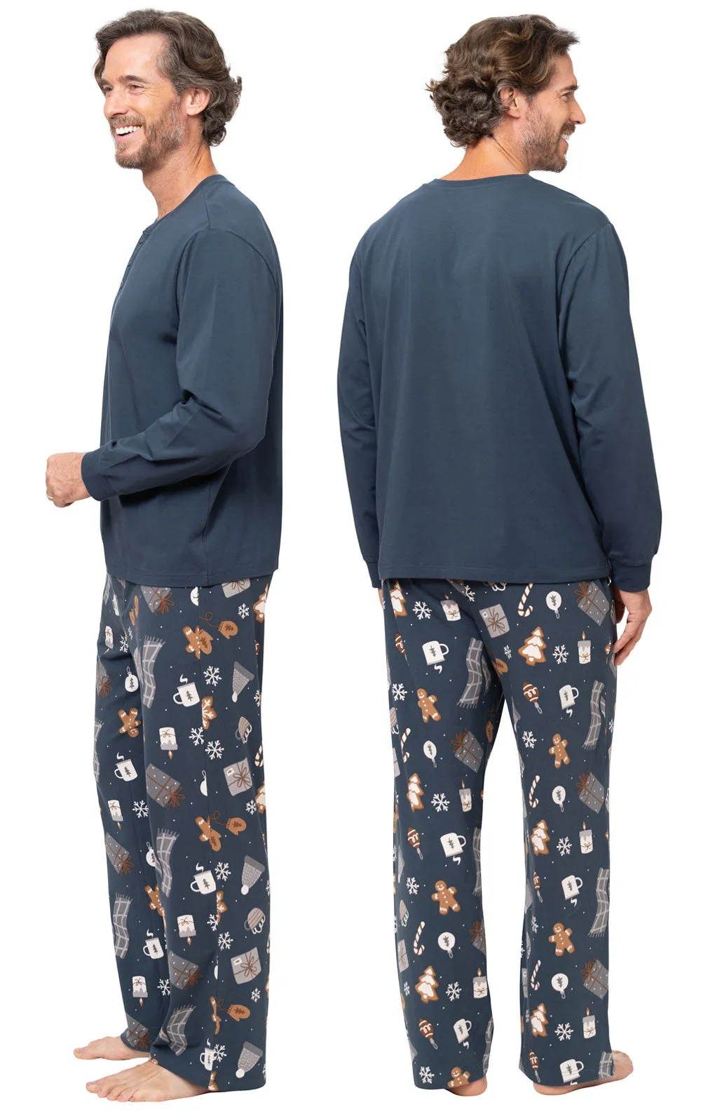 Sweet Comforts Henley Mens Pajamas - Pet & Owner sold by Pajamagram product image thumbnail 2