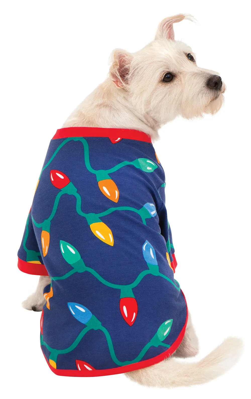 Christmas Lights Pet Pajamas - Pet & Owner sold by Pajamagram