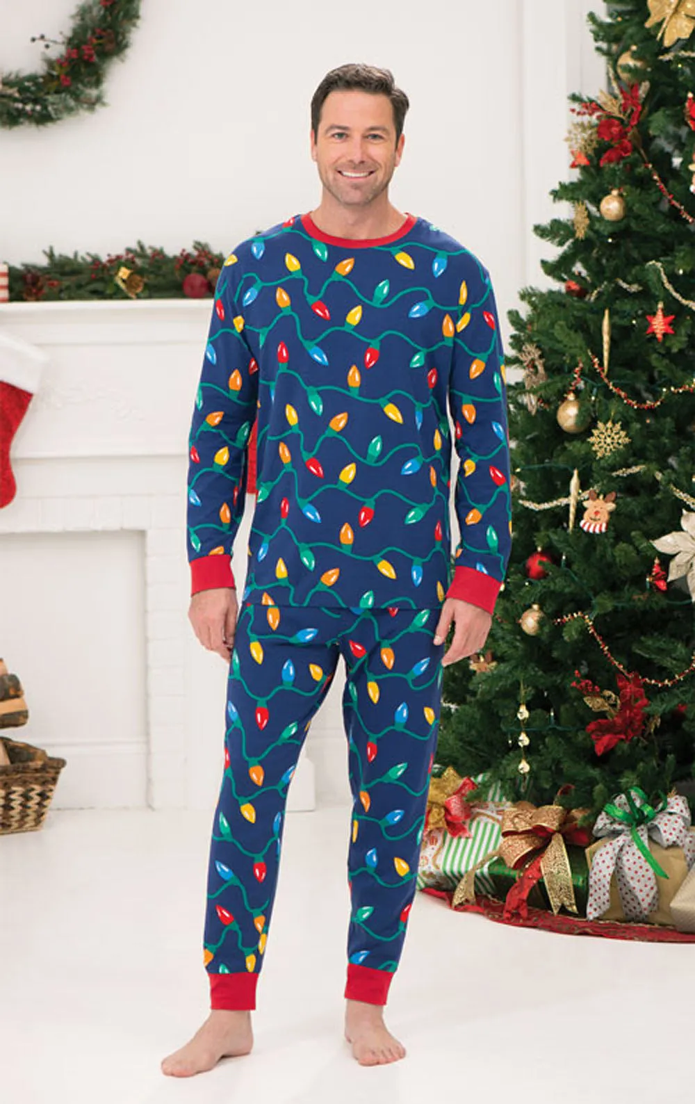Christmas Lights Men's Pajamas - Couples sold by Pajamagram product image thumbnail 2