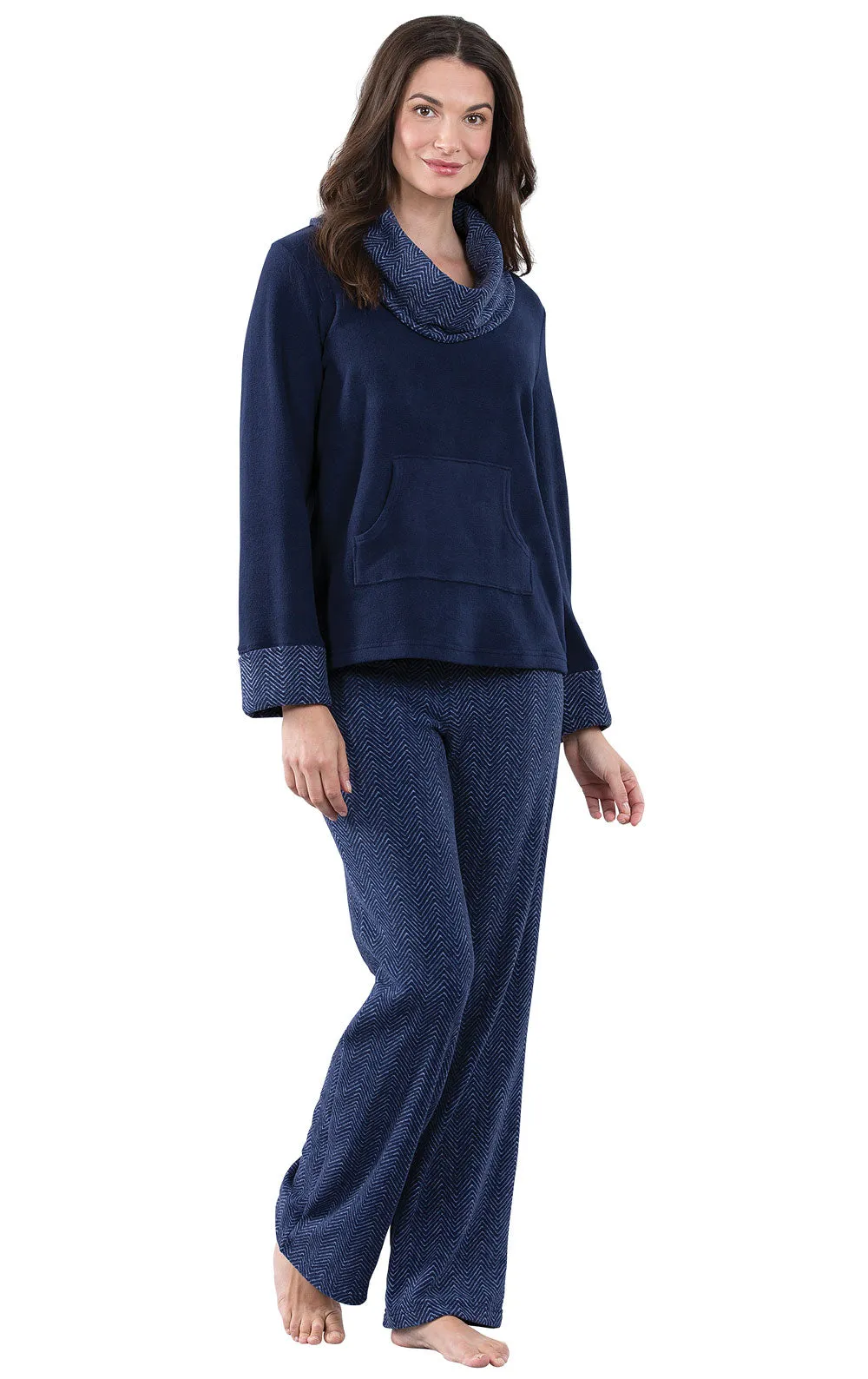 Super Soft Cowl-Neck Pajamas sold by Pajamagram product image thumbnail 3