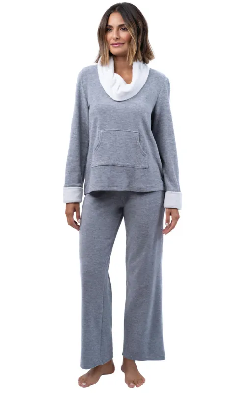 Super Soft Cowl-Neck Pajamas sold by Pajamagram