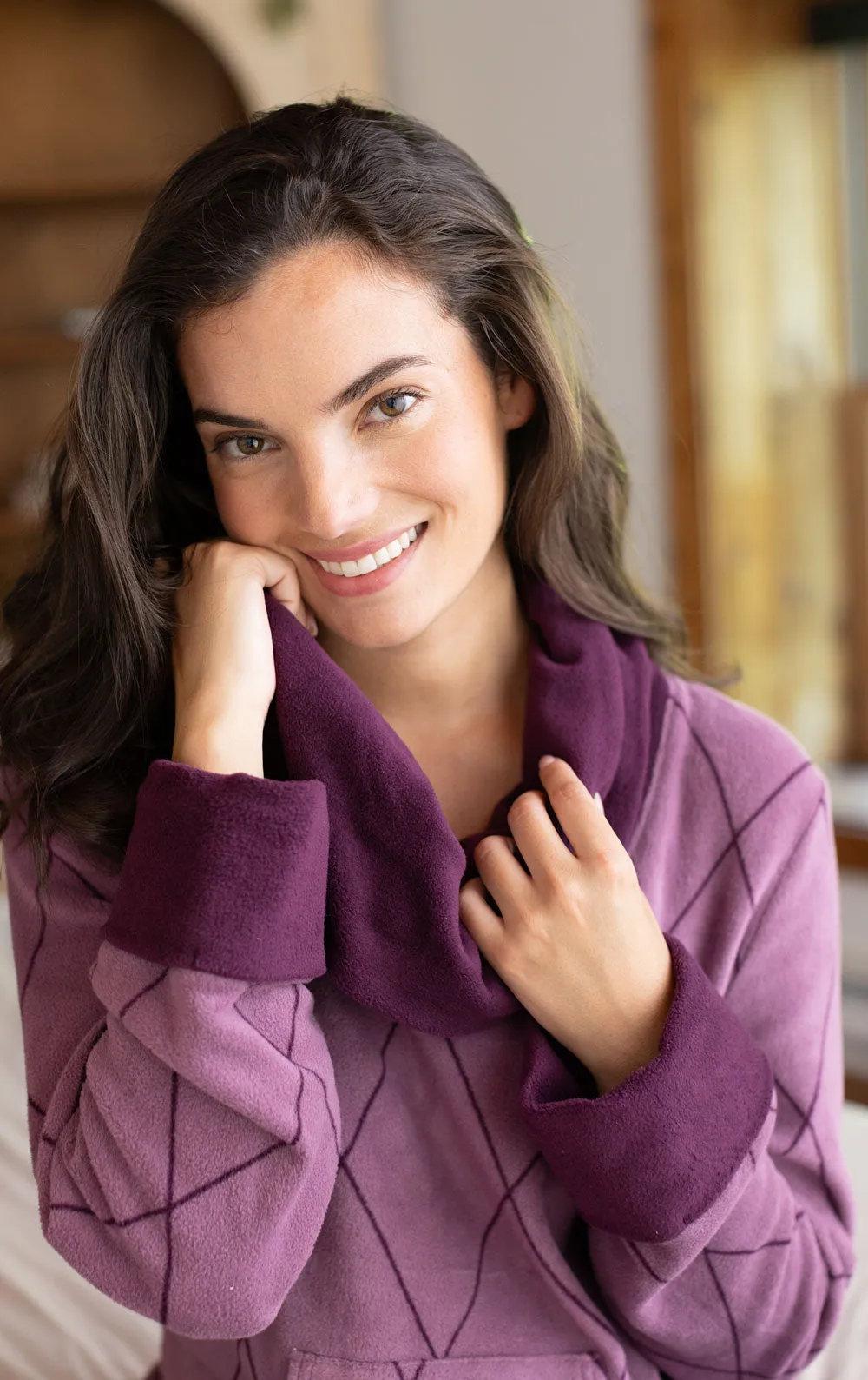 Super Soft Cowl-Neck Pajamas sold by Pajamagram product image thumbnail 4