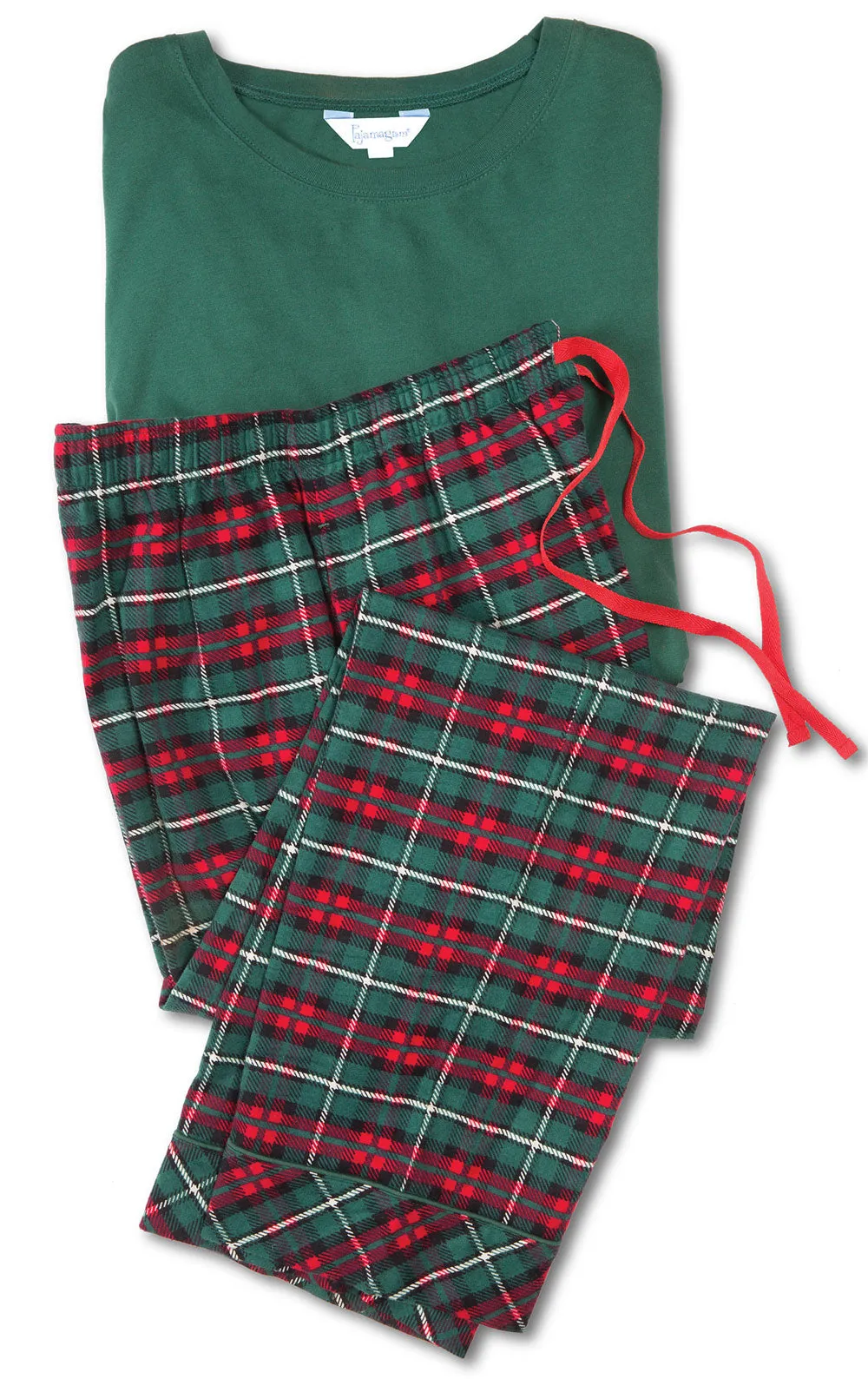 Red & Green Christmas Womens Pajamas - His & Hers sold by Pajamagram product image thumbnail 4