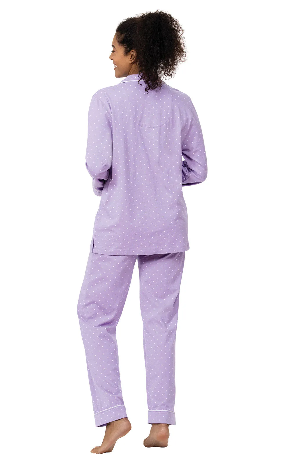 Classic Polka-Dot Button-Front Pajamas sold by Pajamagram product image thumbnail 4