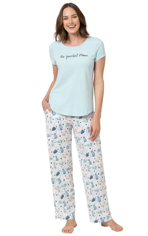 The Purrrfect Mom Pajamas - Final Sale sold by Pajamagram