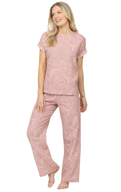 Sunday Morning Cotton Gauze Pajamas Floral - Final Sale sold by Pajamagram
