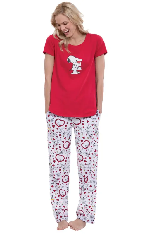 Snoopy's Valentine Pajamas sold by Pajamagram