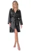 Smooth Seduction Satin Robe sold by Pajamagram