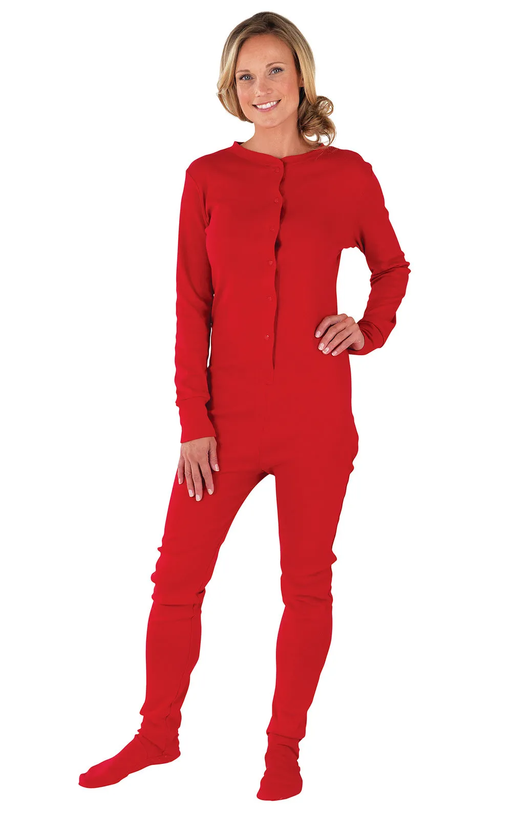 Red Dropseat Women's Pajamas - Final Sale sold by Pajamagram