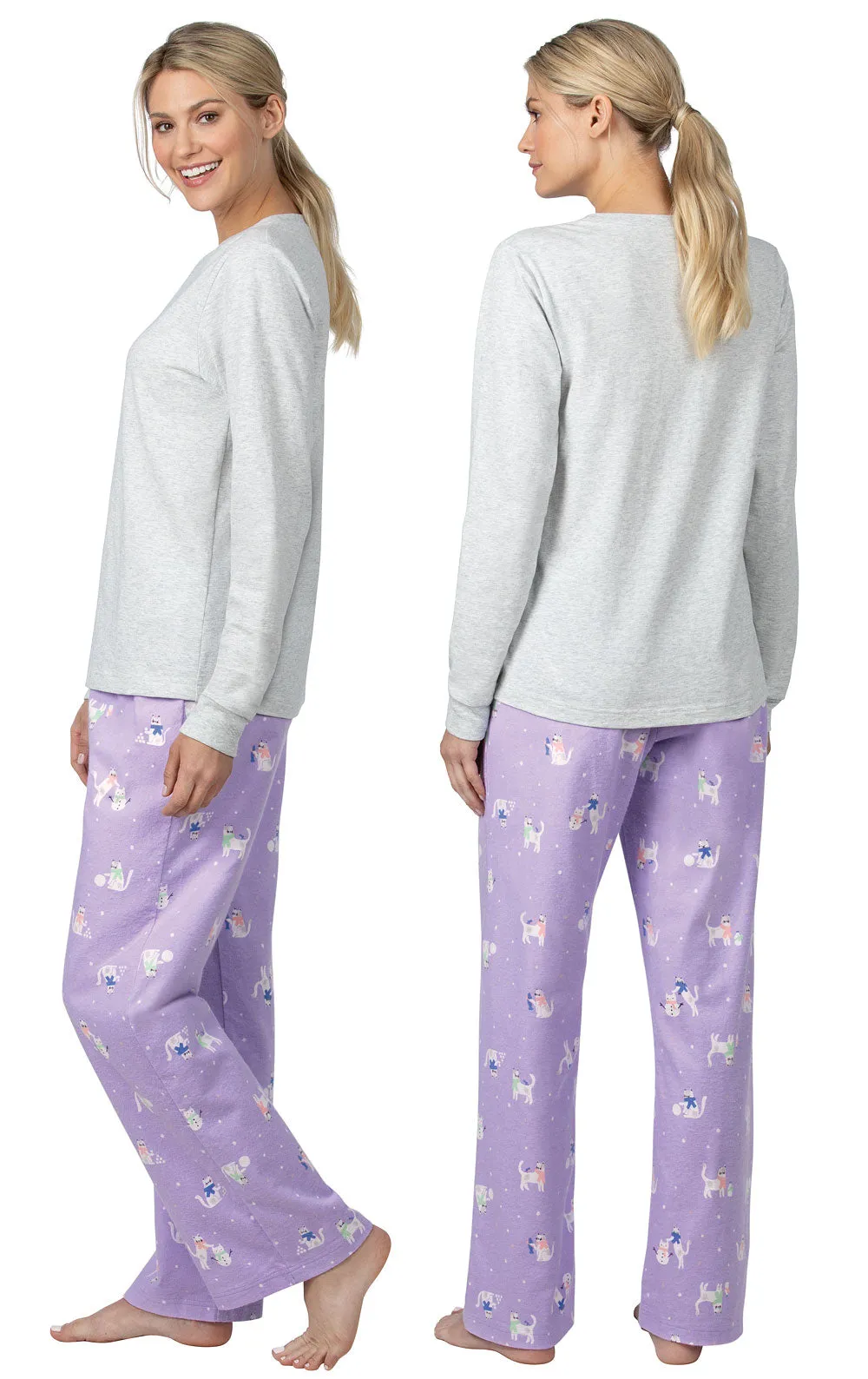 Purrfect Flannel Pajamas sold by Pajamagram product image thumbnail 2