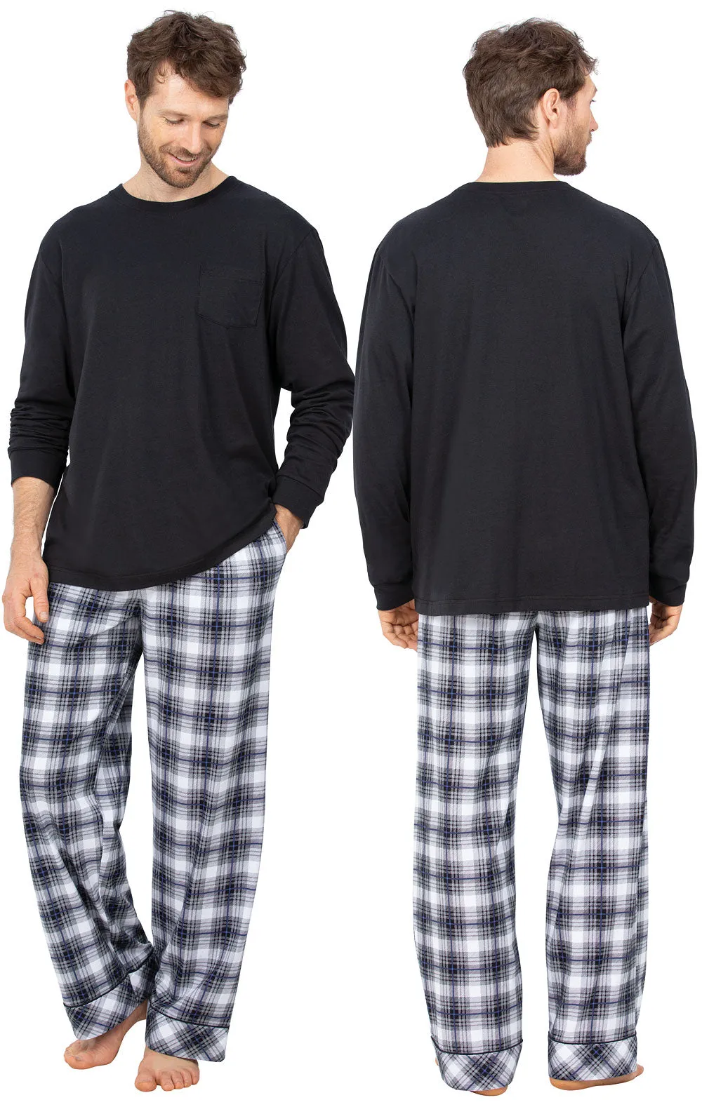 Plaid Long Sleeve Men's Pajamas sold by Pajamagram product image thumbnail 2