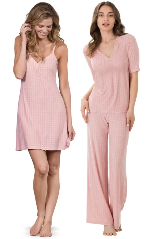 Naturally Nude PJ & Nighty Gift Set sold by Pajamagram