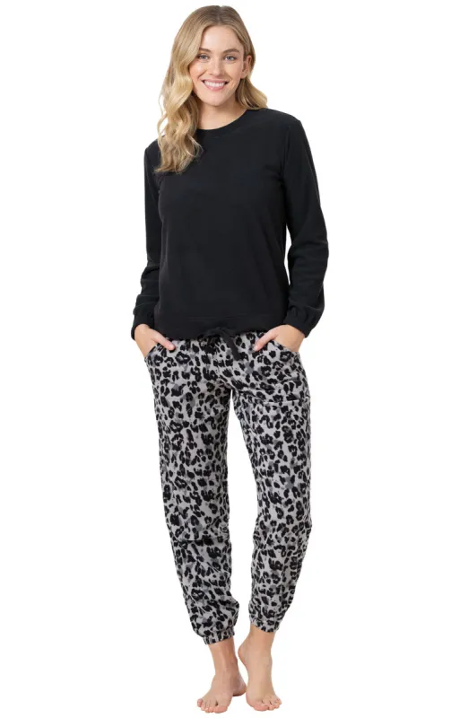 Lightweight Fleece Front Tie Pullover Pajamas sold by Pajamagram