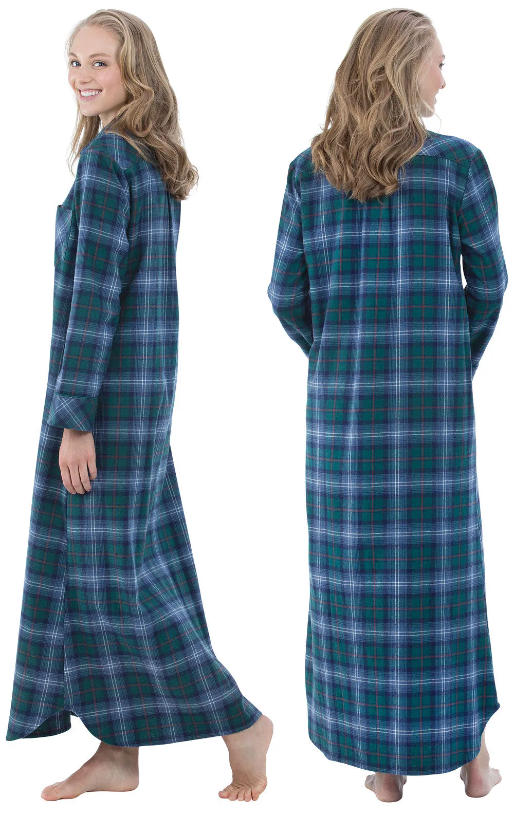 Plaid Flannel Nightgown sold by Pajamagram product image thumbnail 2