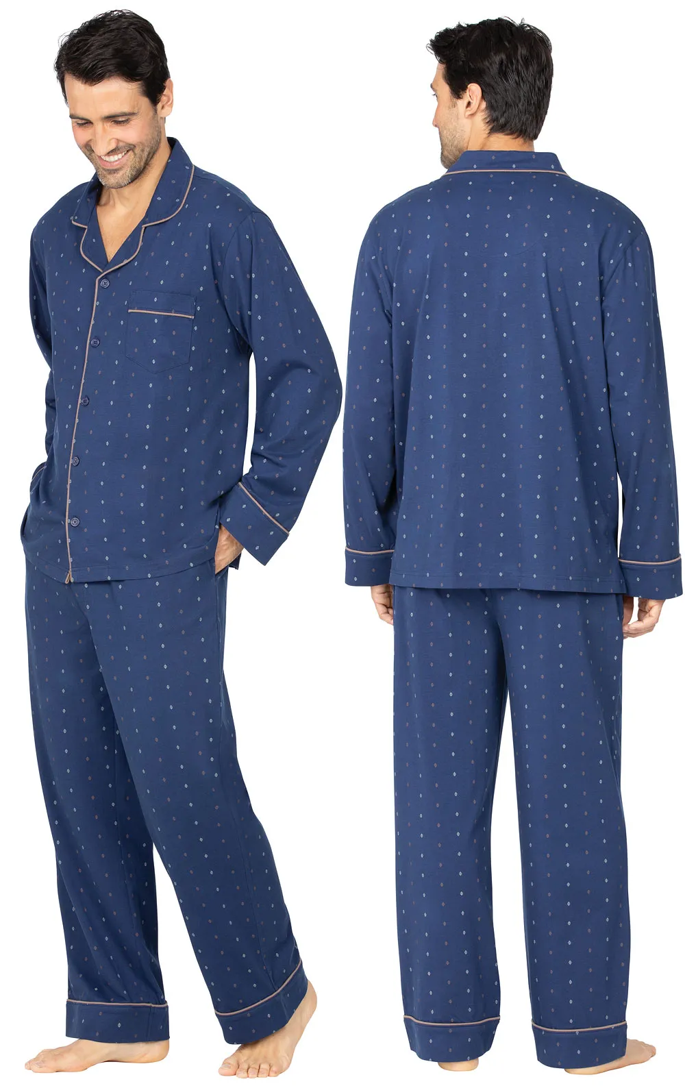 Printed Button-Front Men's Pajamas sold by Pajamagram product image thumbnail 2