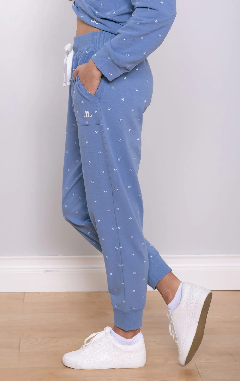 Ditsy Floral French Terry Jogger sold by Pajamagram product image thumbnail 3