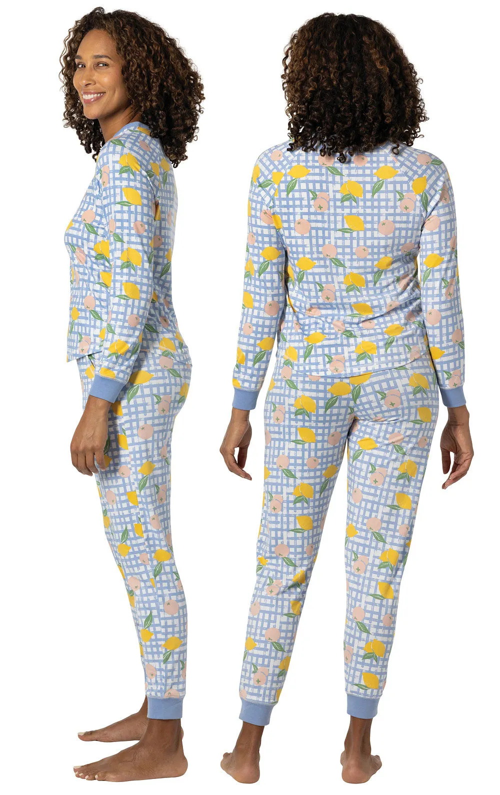 Countryside Gingham Jogger Pajamas sold by Pajamagram product image thumbnail 4
