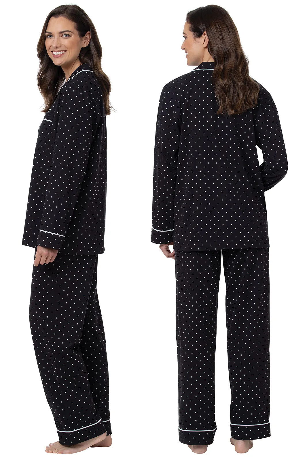 Classic Polka-Dot Button-Front Pajamas sold by Pajamagram product image thumbnail 2