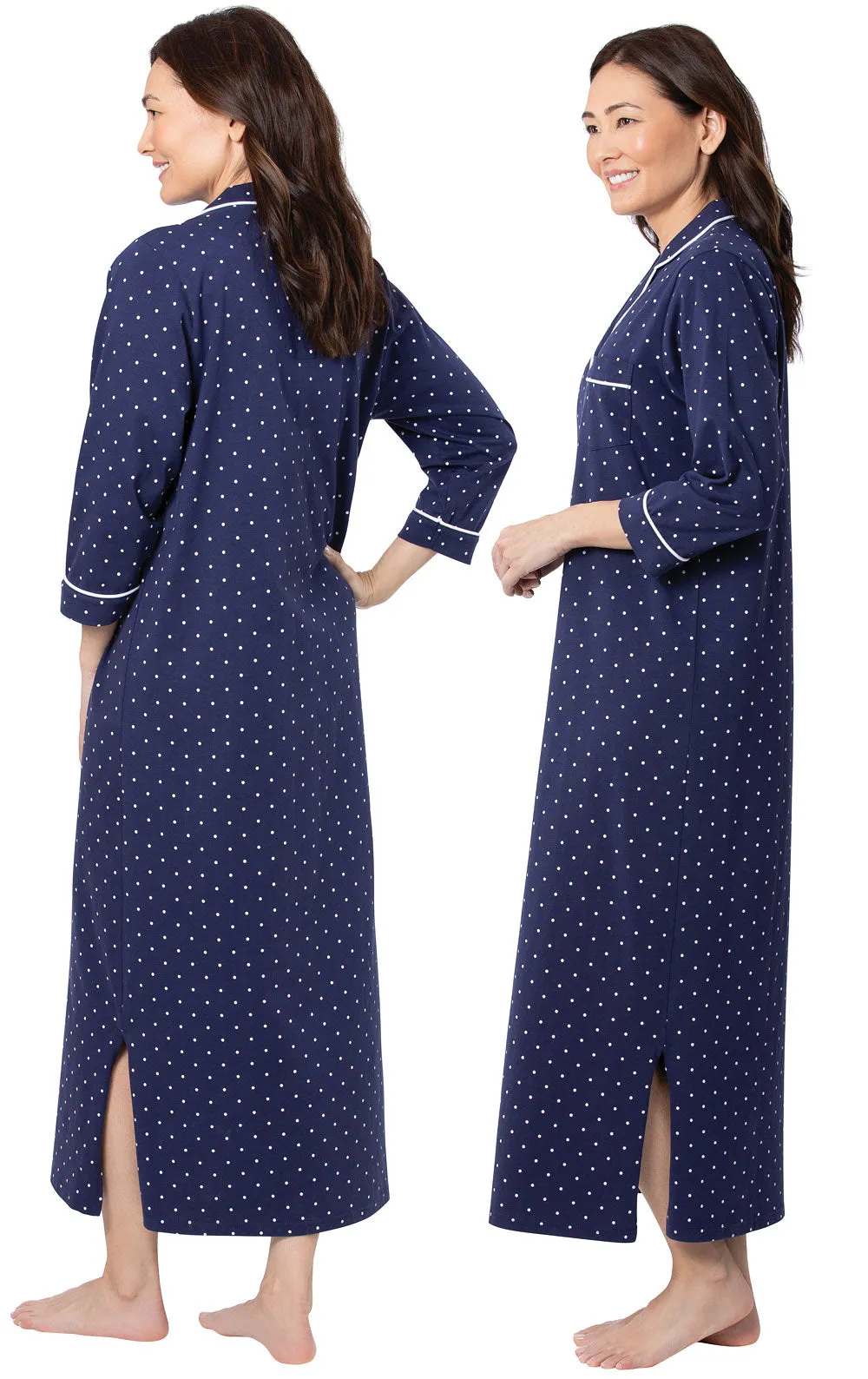 Classic Polka-Dot Nightgown sold by Pajamagram product image thumbnail 3