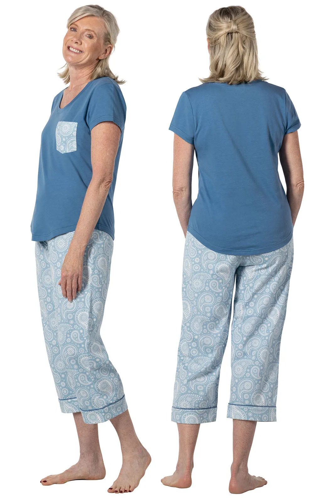 Pocket Tee Capri Pajamas sold by Pajamagram product image thumbnail 2