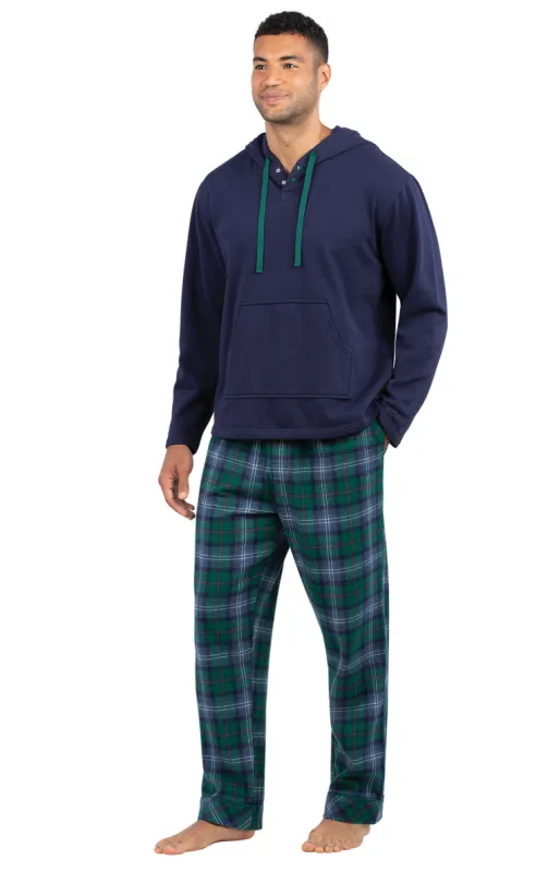 Heritage Plaid Hoodie Men's Pajamas - Couples made by Pajamagram
