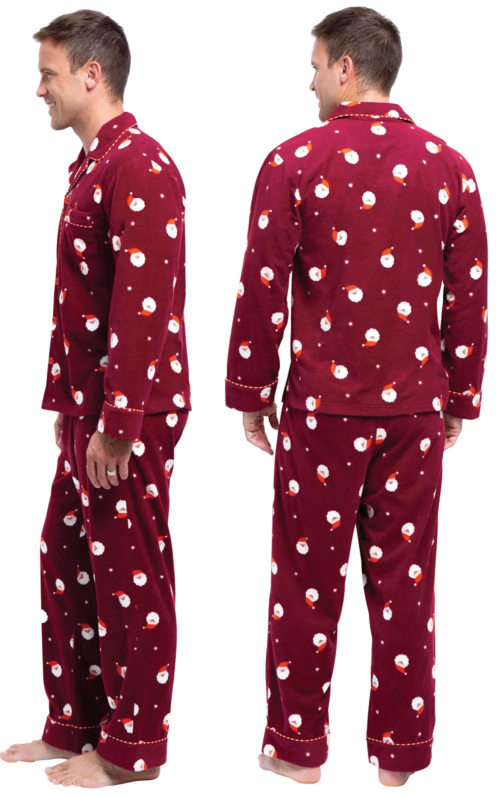 Santa Fleece Men's Pajamas - Final Sale sold by Pajamagram product image thumbnail 2