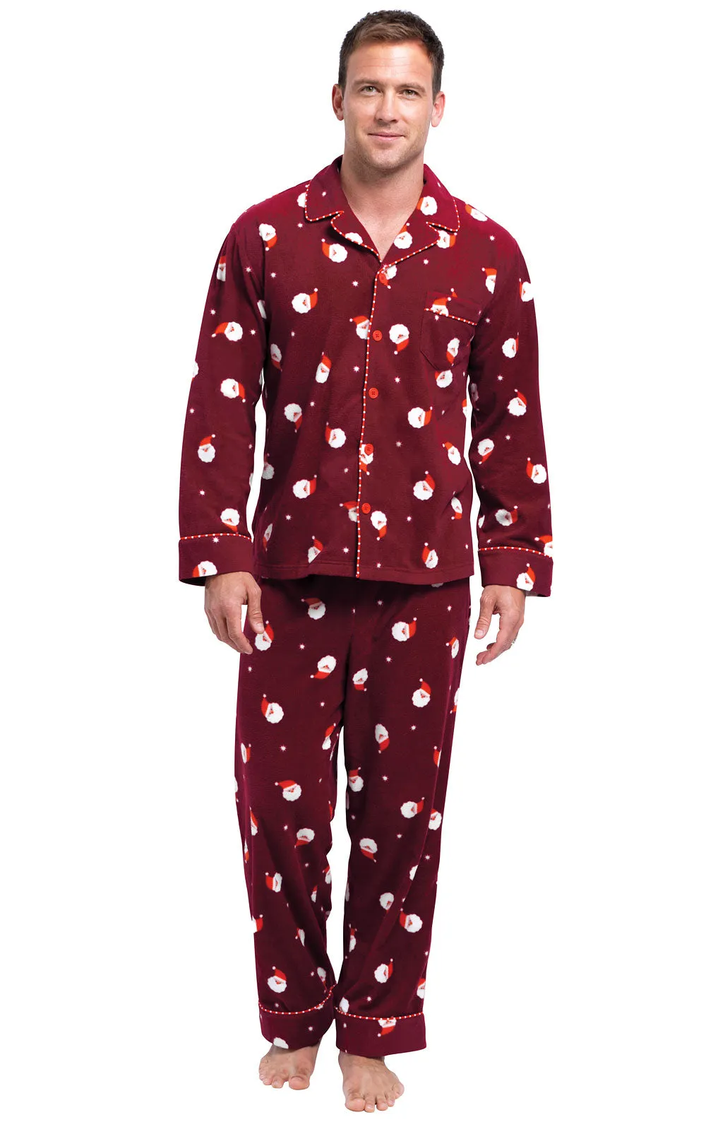 Santa Fleece Men's Pajamas - Final Sale sold by Pajamagram