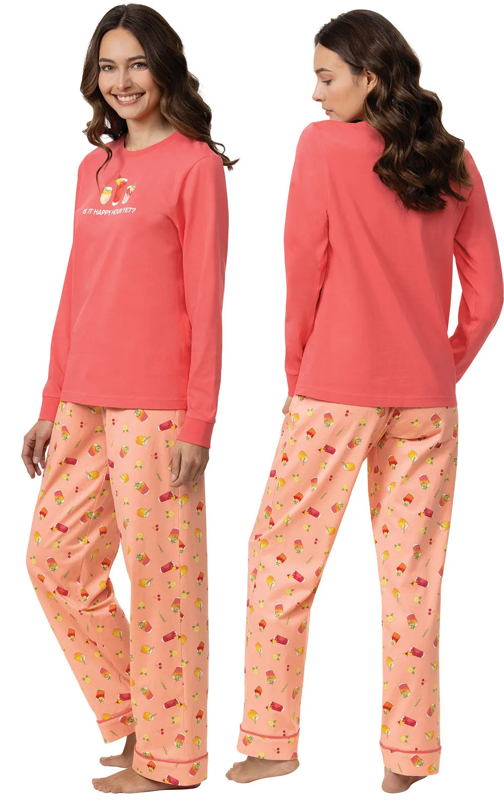 Tropical Cocktails Long Sleeve Pajamas- Final Sale sold by Pajamagram product image thumbnail 2