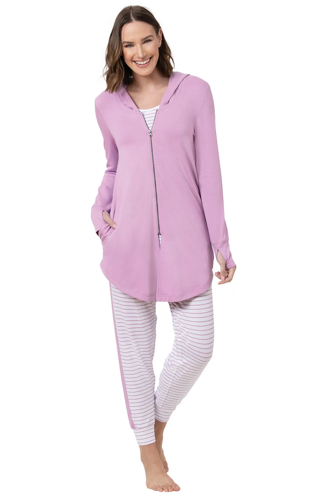 Striped 3-Piece Set - Pink - Final Sale sold by Pajamagram