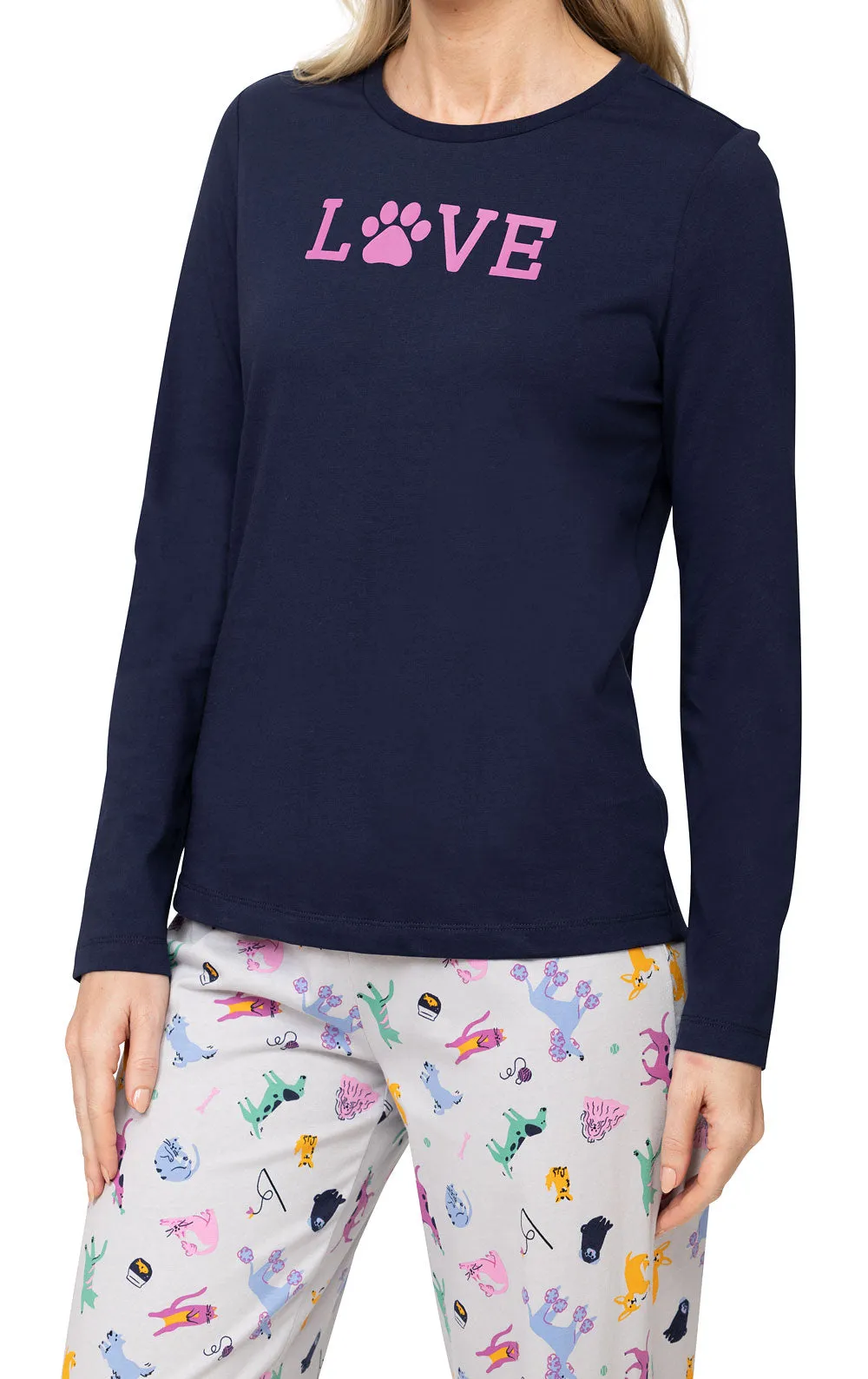 Pet Lovers Long Sleeve Pajamas - Final Sale sold by Pajamagram product image thumbnail 4