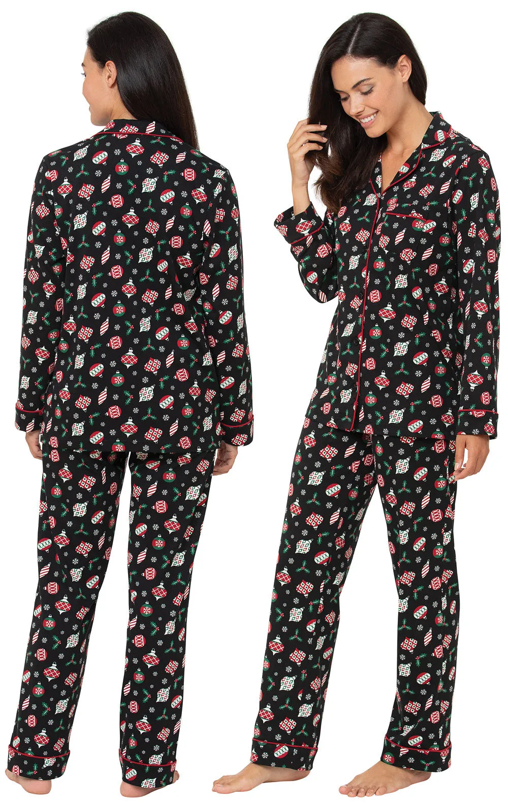 Ornaments Button-Front Pajamas - Final Sale sold by Pajamagram product image thumbnail 2