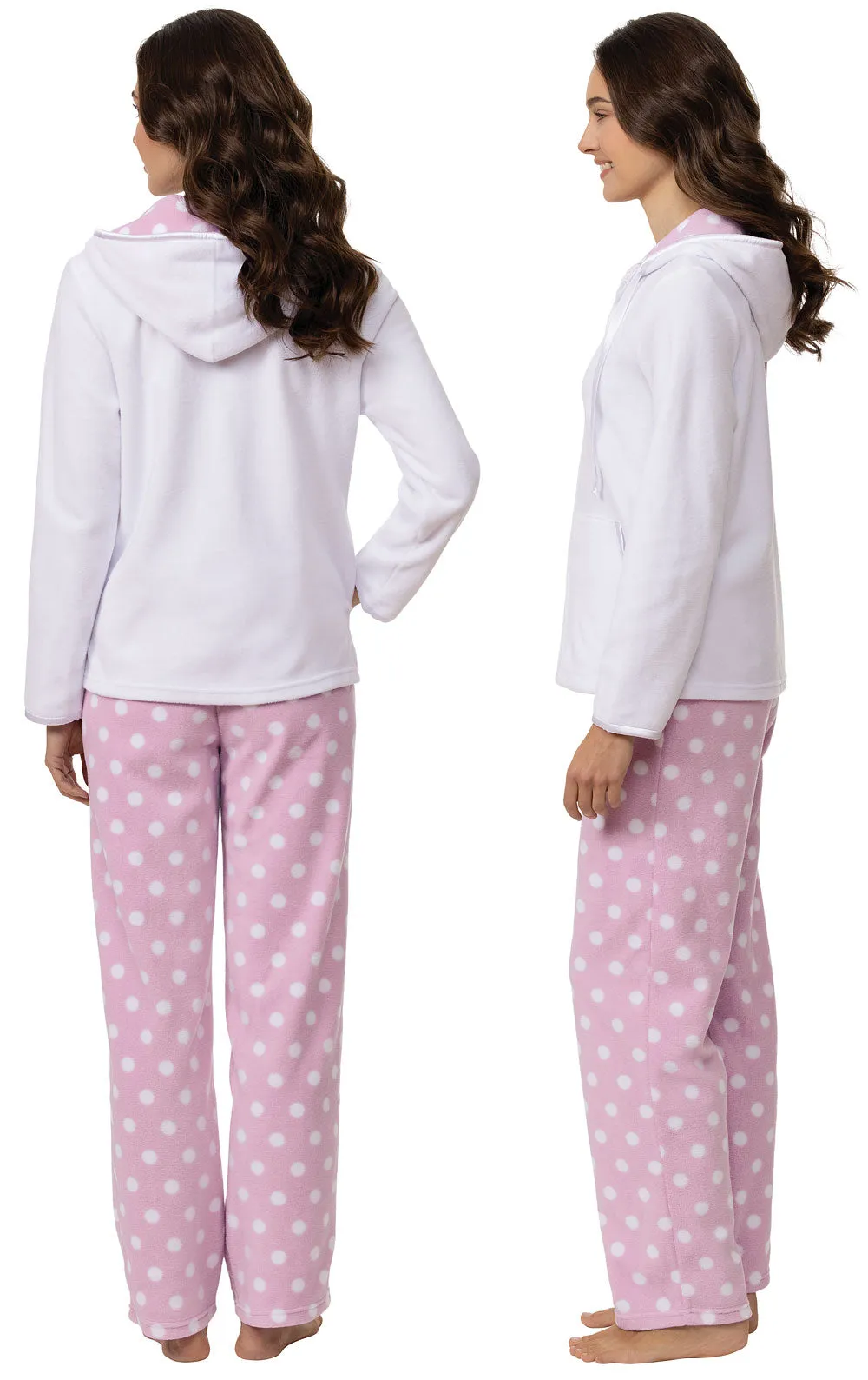 Snuggle Fleece Zip-Up Hoodie Pajamas - Final Sale sold by Pajamagram product image thumbnail 3