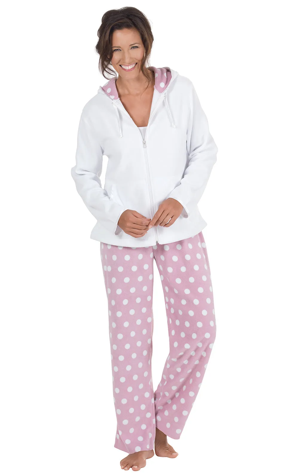 Snuggle Fleece Zip-Up Hoodie Pajamas - Final Sale sold by Pajamagram product image thumbnail 4