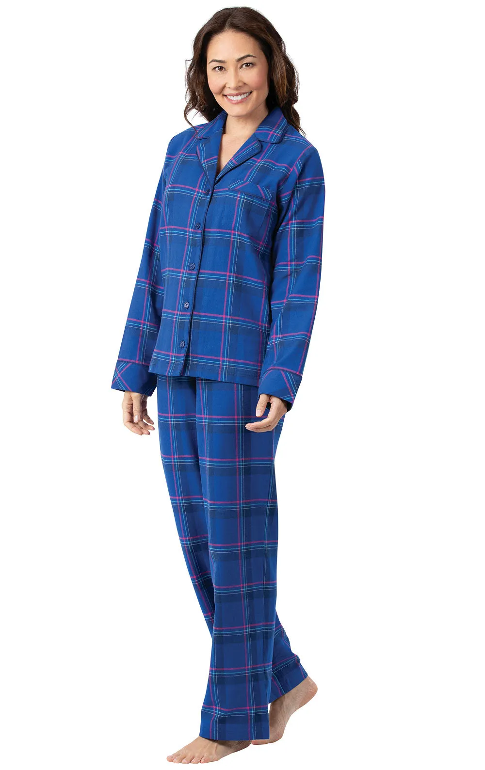 Bright Plaid Button-Front Pajamas - Final Sale sold by Pajamagram product image thumbnail 2