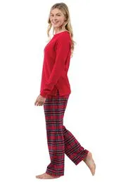 Stewart Plaid Thermal-Top Pajamas - Family Set sold by Pajamagram product image thumbnail 4
