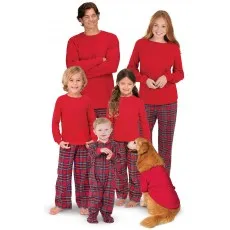 Red Dropseat Pet Pajamas - Family Set sold by Pajamagram product image thumbnail 4