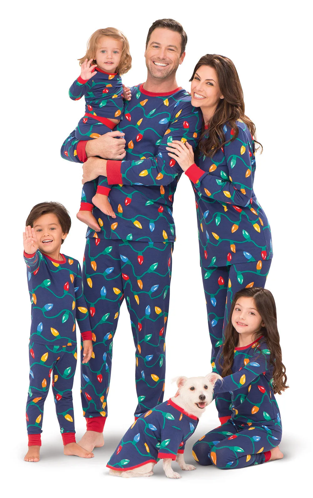 Christmas Lights Pet Pajamas - Family Set sold by Pajamagram product image thumbnail 2