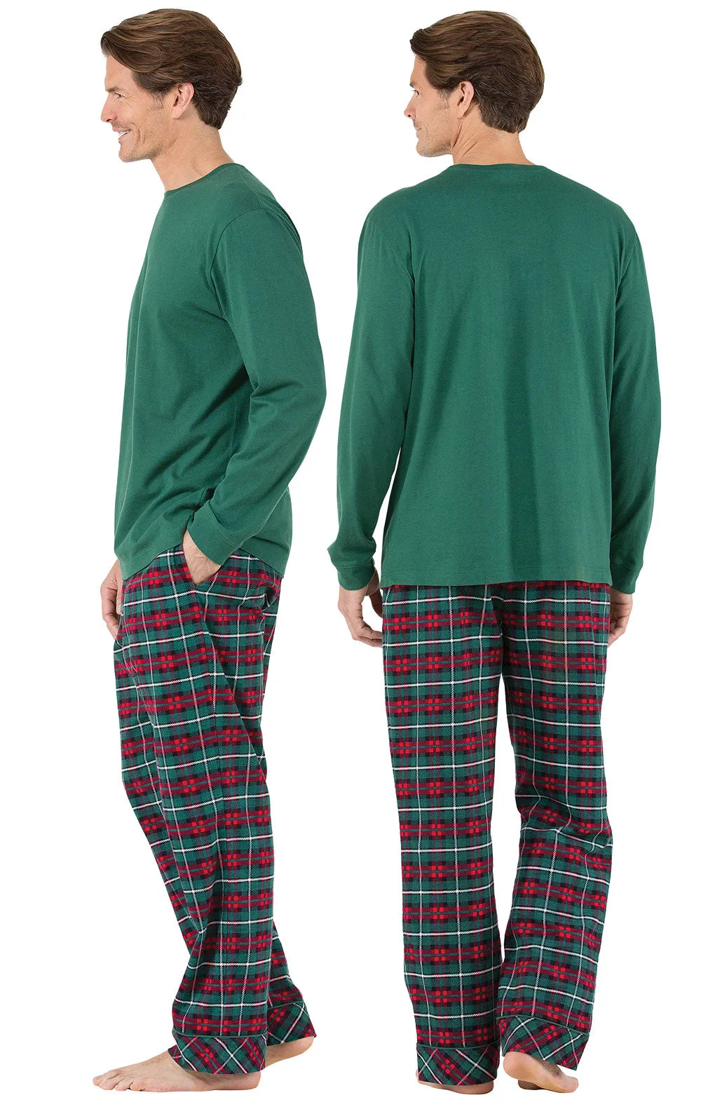 Christmas Plaid Men's Pajamas - Pet & Owner sold by Pajamagram product image thumbnail 2