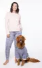 Comfort Knit Pet Pajamas - Dusty Plaid Pet & Owner sold by Pajamagram