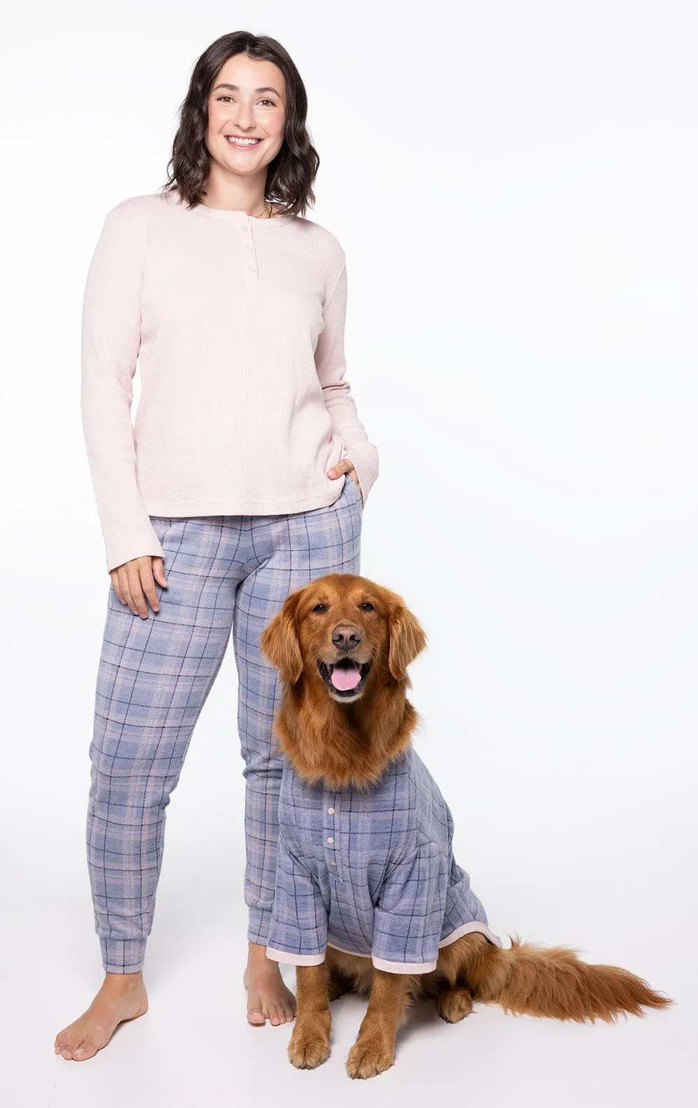 Comfort Knit Pet Pajamas - Dusty Plaid Pet & Owner sold by Pajamagram product image thumbnail 2