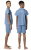Short Sleeve Button-Front & Shorts Unisex Kids Pajamas sold by Pajamagram
