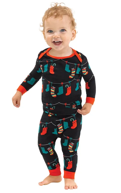 Christmas Stockings Infant Pajamas - Family Set sold by Pajamagram