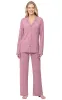 Consciously Cozy Button-Front Pajamas - Couples sold by Pajamagram