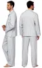 Classic Stripe Button-Front Men's Pajamas - Light Blue - Final Sale sold by Pajamagram