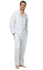 Classic Stripe Button-Front Men's Pajamas - Light Blue - Final Sale sold by Pajamagram